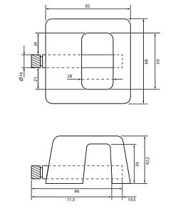 Замок навесной PD-15-90-Blister  Апекс #235893